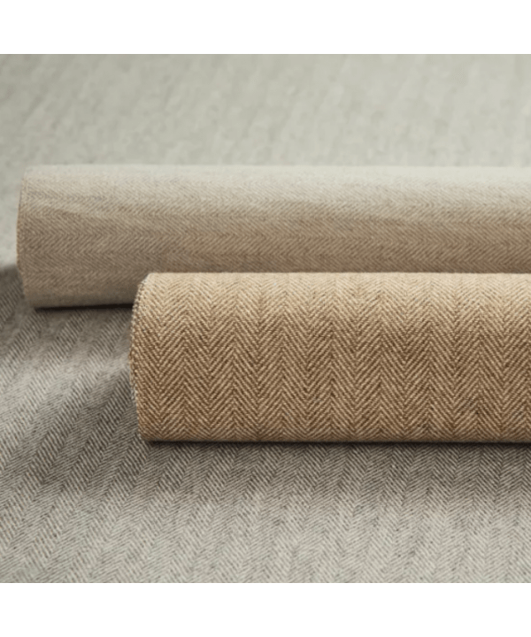 Superior Comfort Herringbone 50Wool 50Polyester Wool upholstery